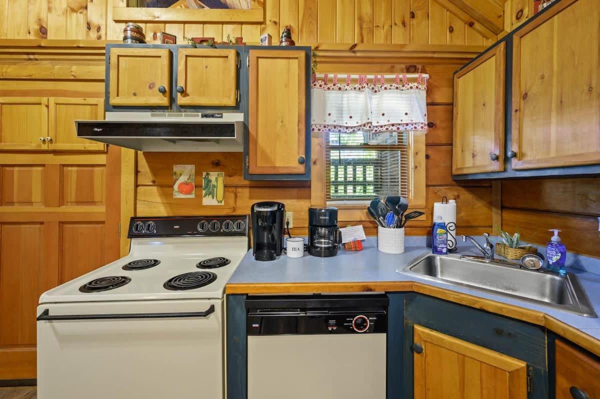 Do Not Disturb - Pigeon Forge Smoky Mountain Studio Cabin, Hot Tub, Fireplace Exterior photo